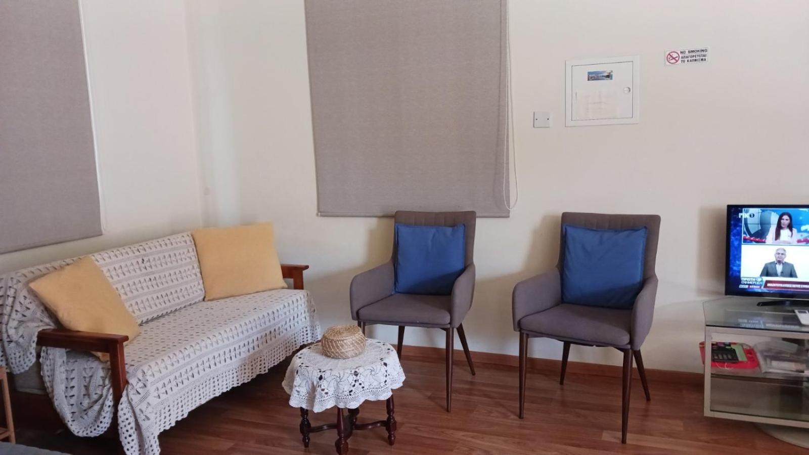 Extremely Comfy Apt With Spacious Private Terrace 10Min Walk To The Beach & In Town 拉纳卡 外观 照片